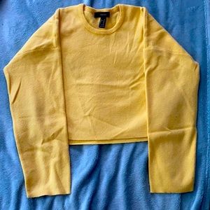 cropped forever21 sweater